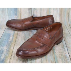 Allen Edmonds Randolph Men's Size 10 E Brown Leather Penny Loafers Bench Welt